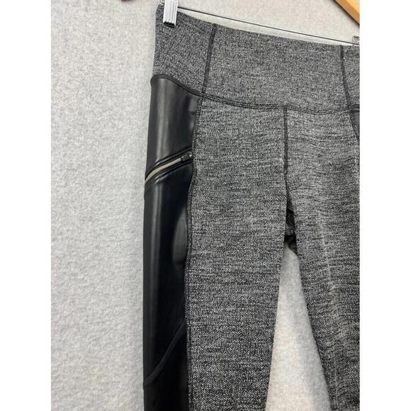 Athleta Herringbone Luxe Moto Drifter Leggings Womens XS Baddie Grunge - Picture 4 of 12